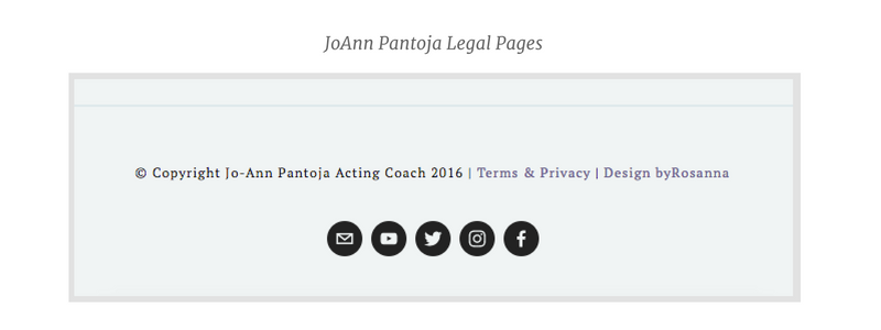 JoAnn Legal Pages