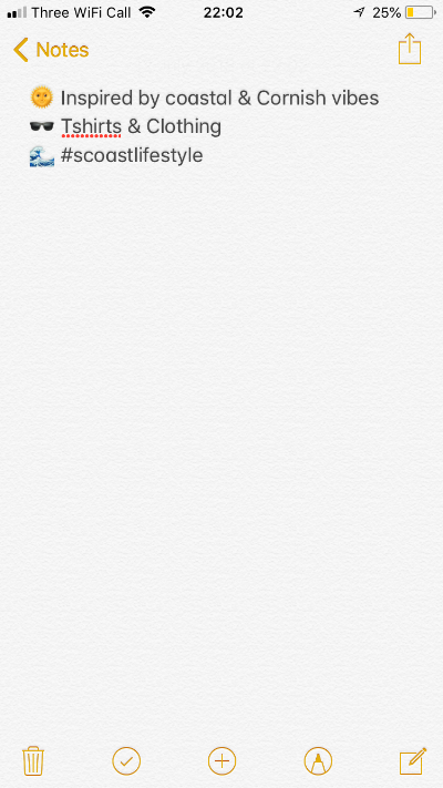 Instagram bio writing